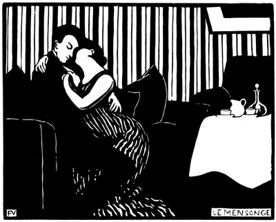 The Lie Intimacies I by Félix Valloton